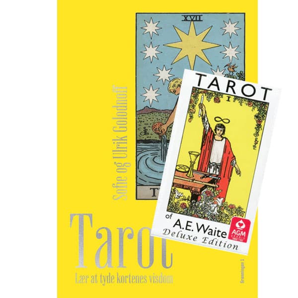Tarot bog + Giant Rider Waite Tarot - Tarotkort