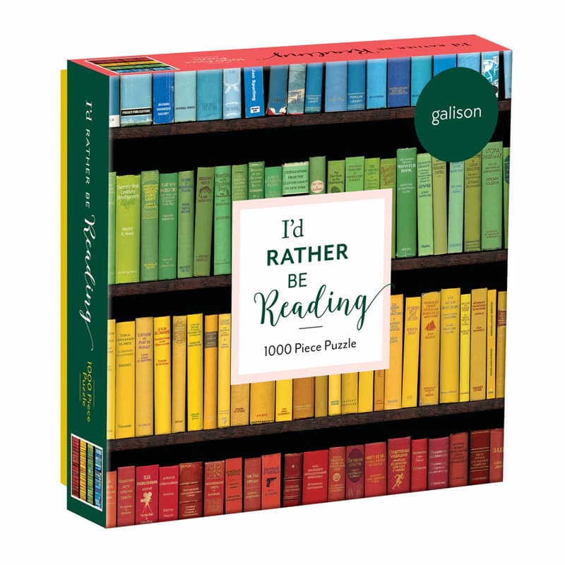 I'd Rather Be Reading - puslespil med 1000 brikker