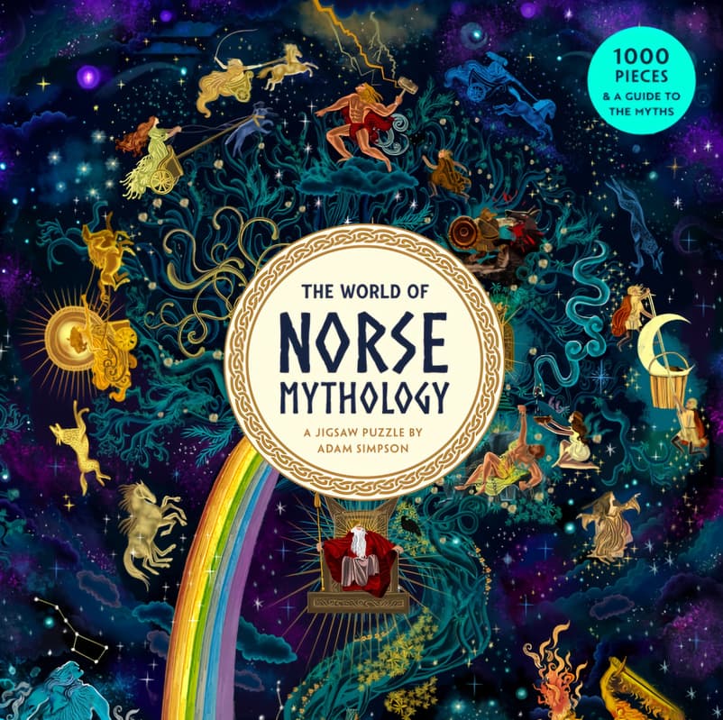 The World of Norse Mythology - puslespil med 1000 brikker
