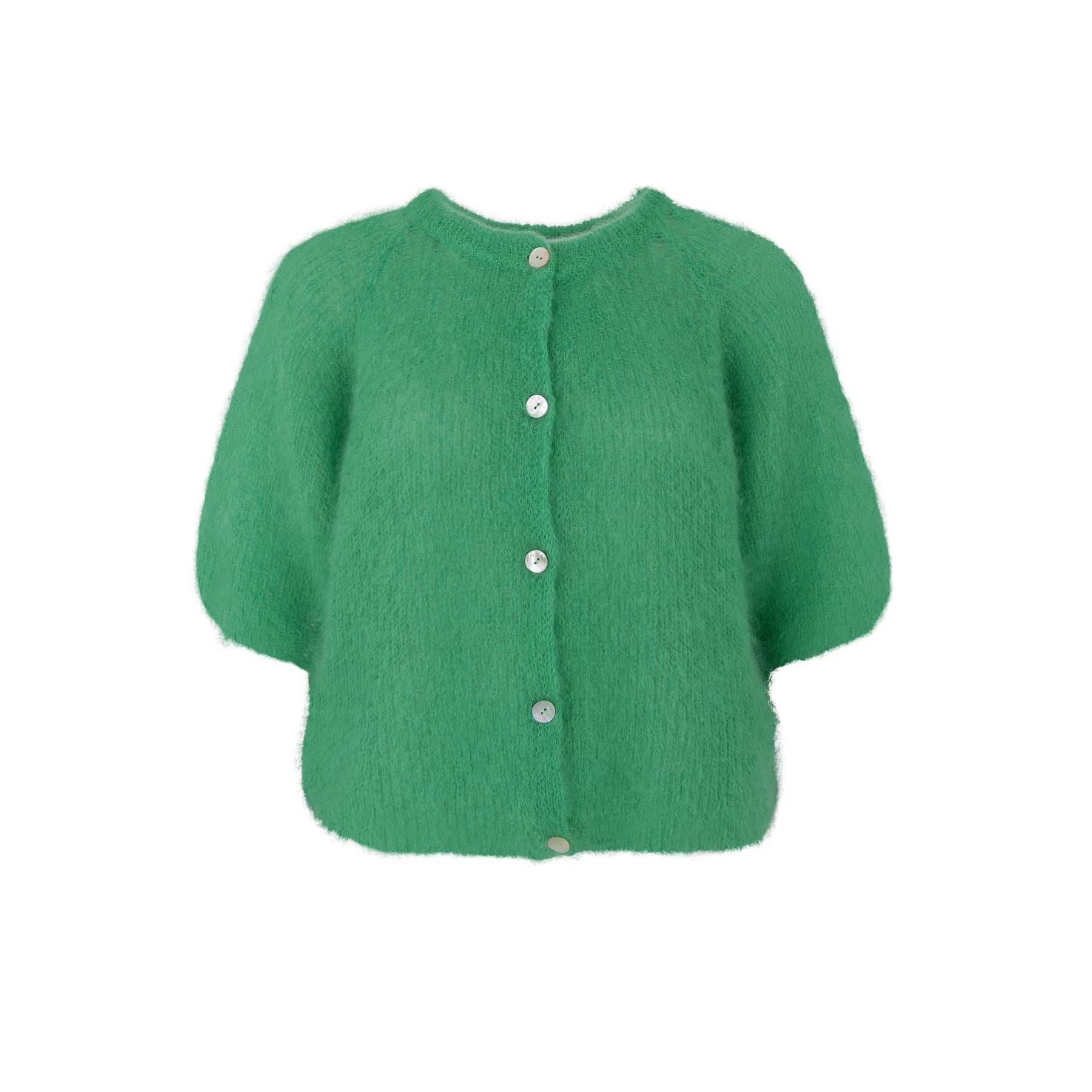 BCBJOERK patentstrikket cardigan - S/M - Black Colour