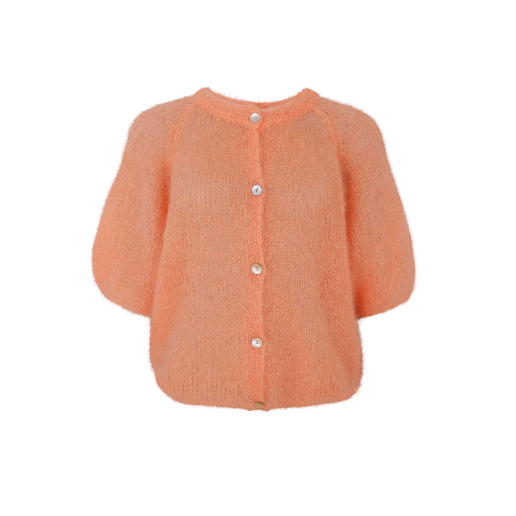 BCBJOERK patentstrikket cardigan - S/M - Black Colour