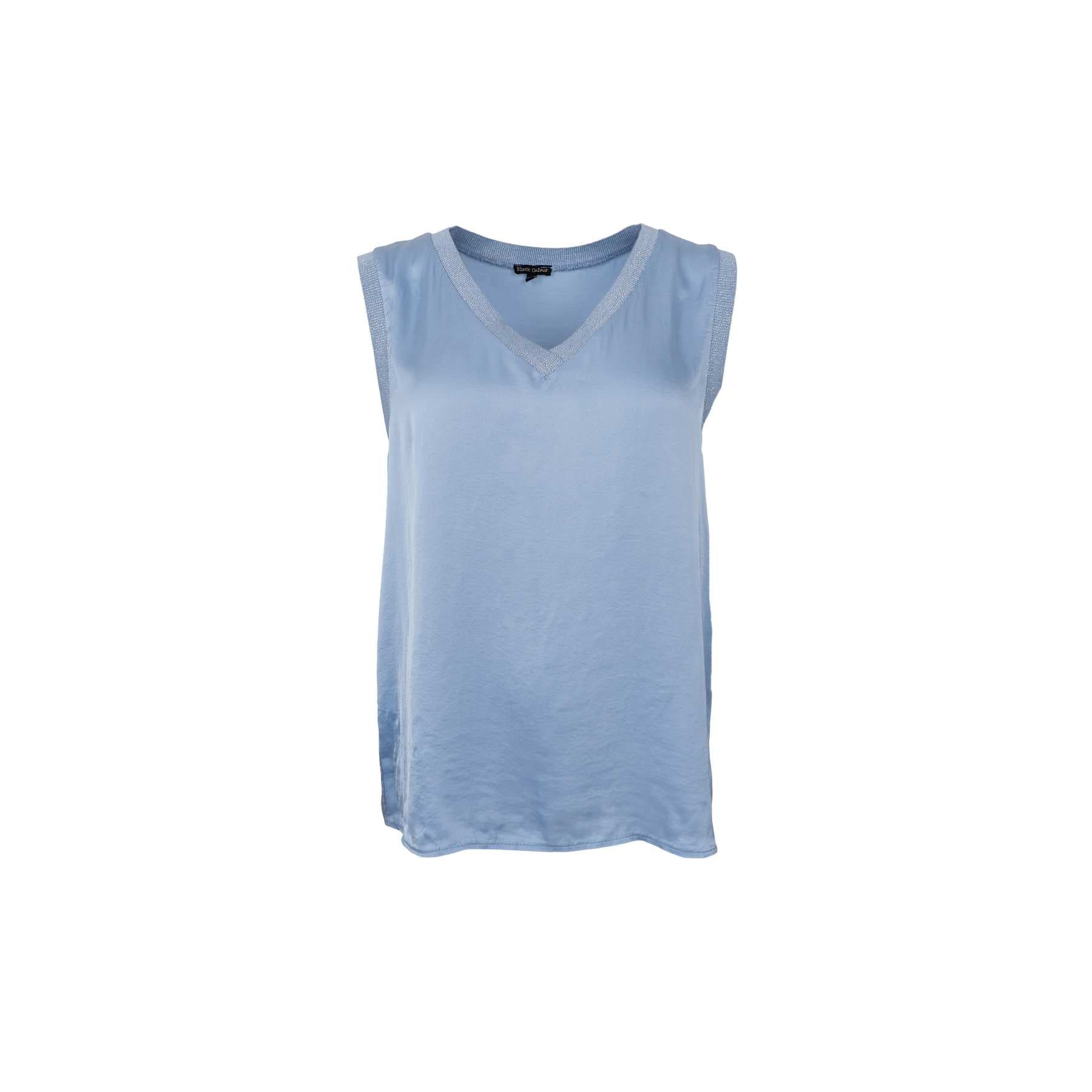 BCMABEL top - Dust Blue - S/M - Black Colour
