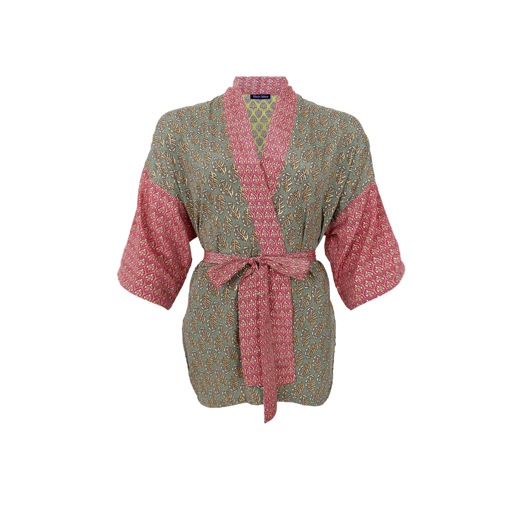 BCLUNA kort kimono - Onesize - Black Colour