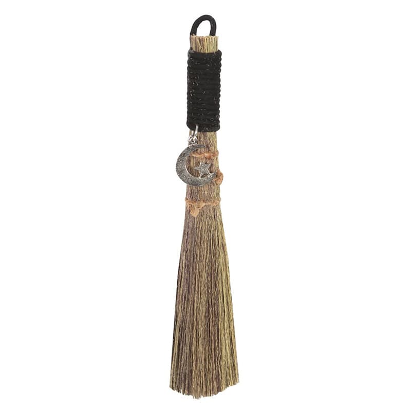 Alterbørste med halvmåne charm - 20cm