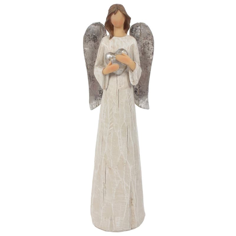 Engel med Hjerte - 28cm - Figur