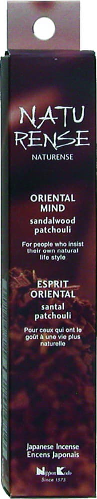 Naturense - Oriental Mind - Sandalwood & Patchouli - Japansk røgelse