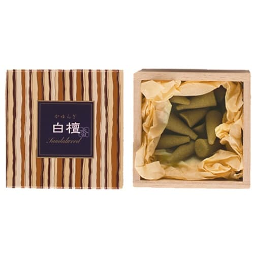 Kayuragi Sandalwood - Røgelseskegler - Japansk røgelse