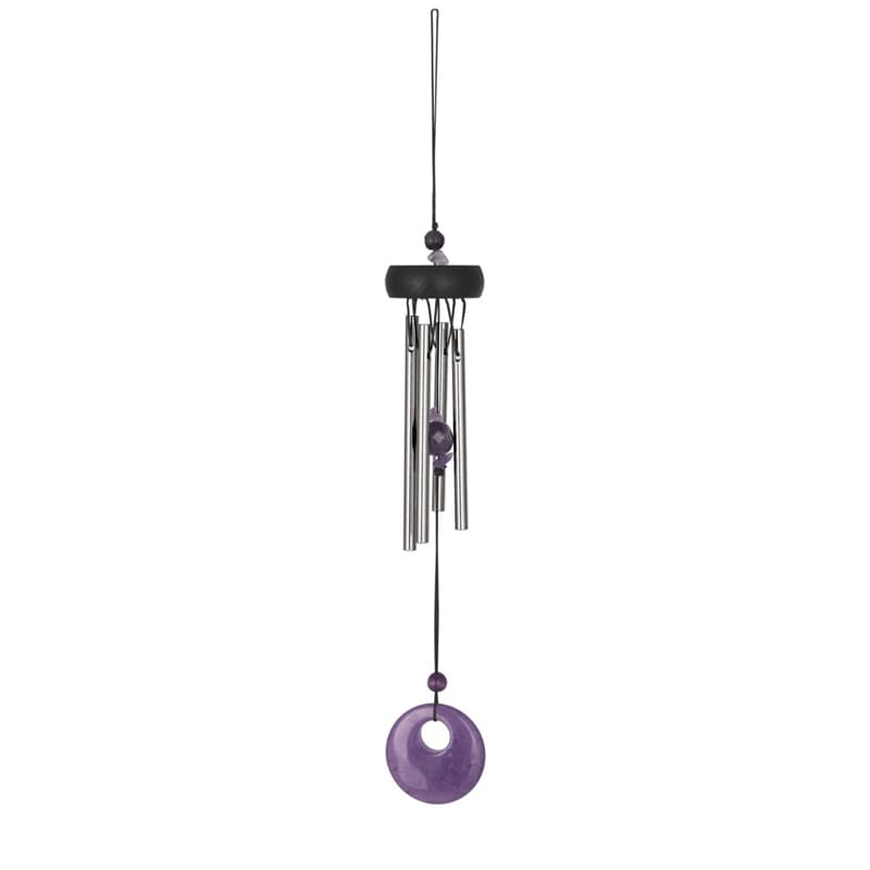 Vindklokke med Ametyst - 30cm - Vindspil