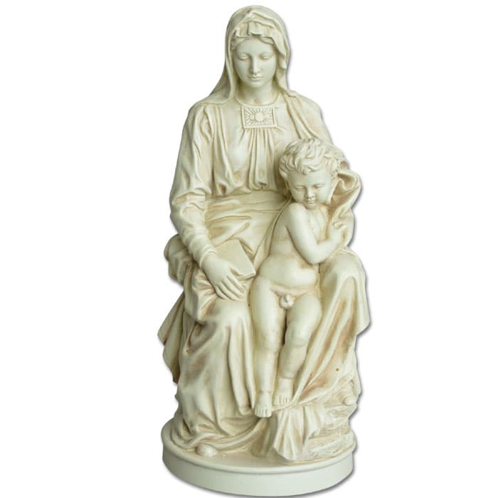 Michelangelos Madonna med Jesusbarnet - 24cm - Figur