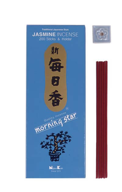 Japansk røgelse - Jasmin - Morning Star - Big Box - Røgelsespinde