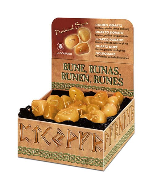 Runesæt - Gylden kvarts