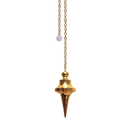 Pendul guldfarvet