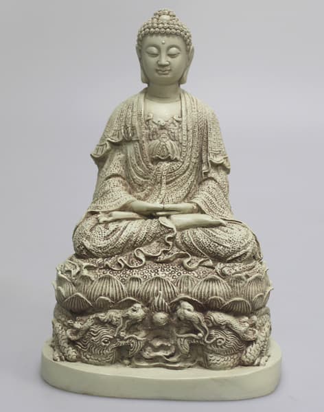 Mediterende Buddha figur - 25cm