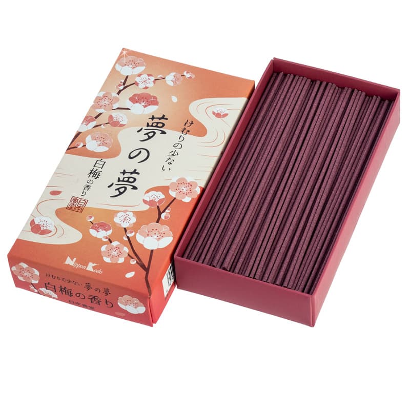 Yume no Yume - White Plum - Big Box - Japansk røgelse