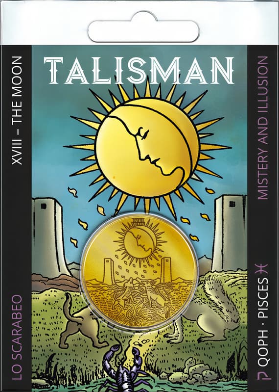 Tarot Talisman - XVIII. The Moon - Månen