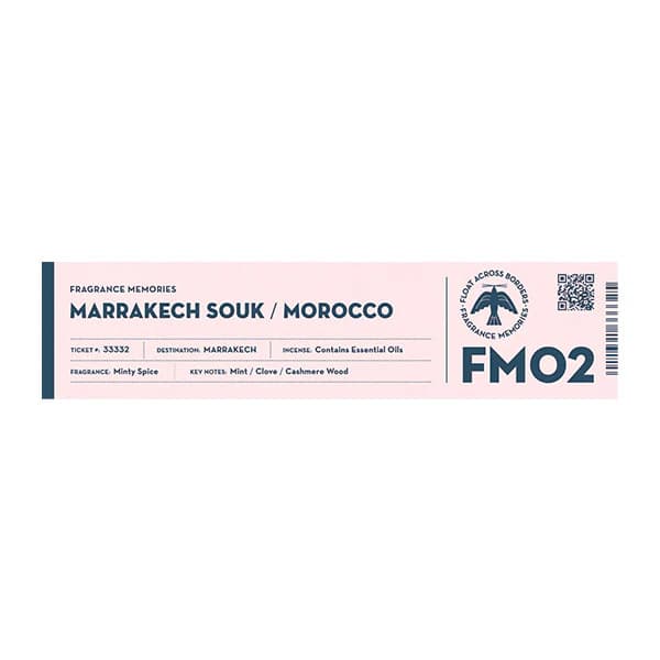Fragrance Memories - Marrakech Souk / Marokko - FM02 - Japansk Røgelse