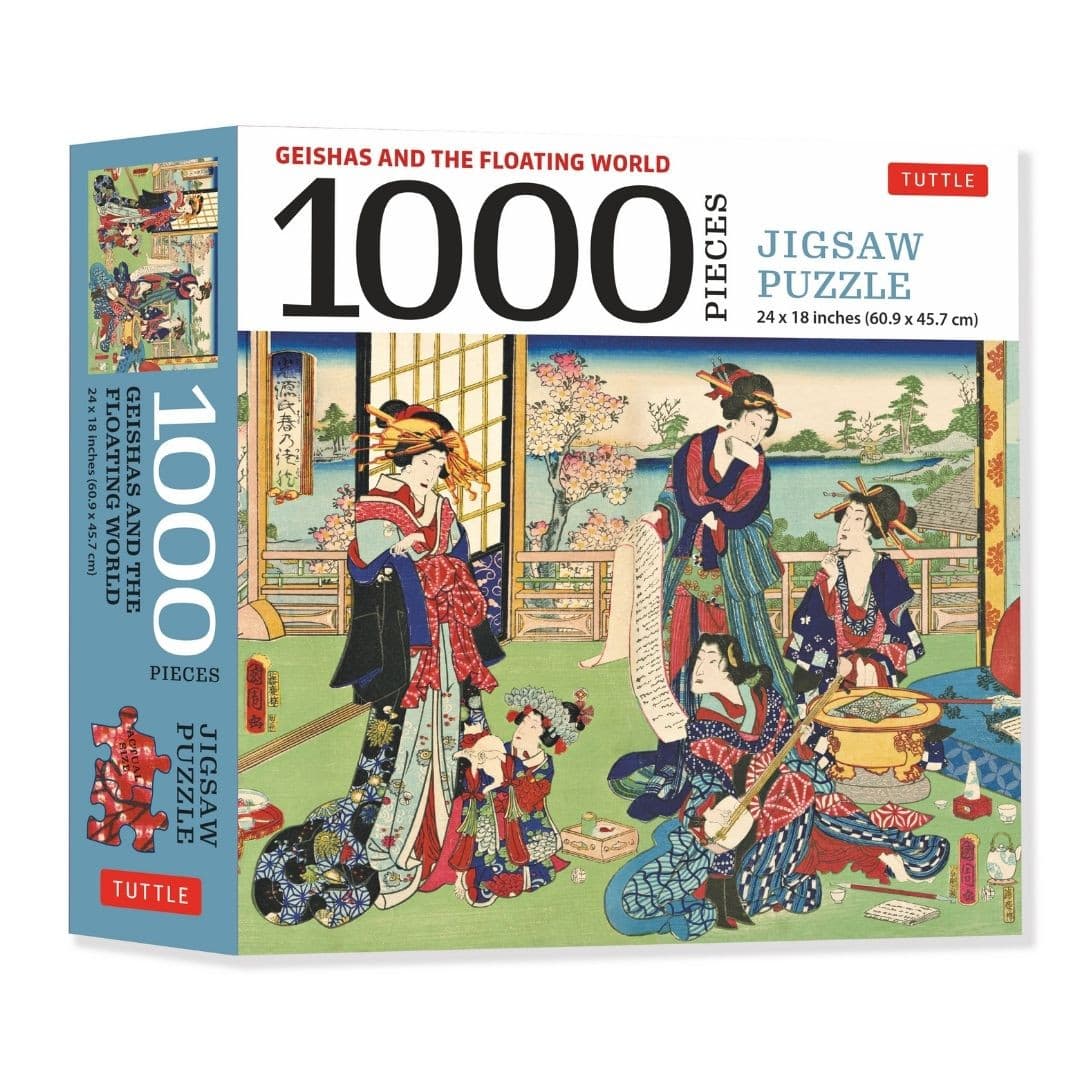 Geishas and the Floating World  -  puslespil med 1000 brikker