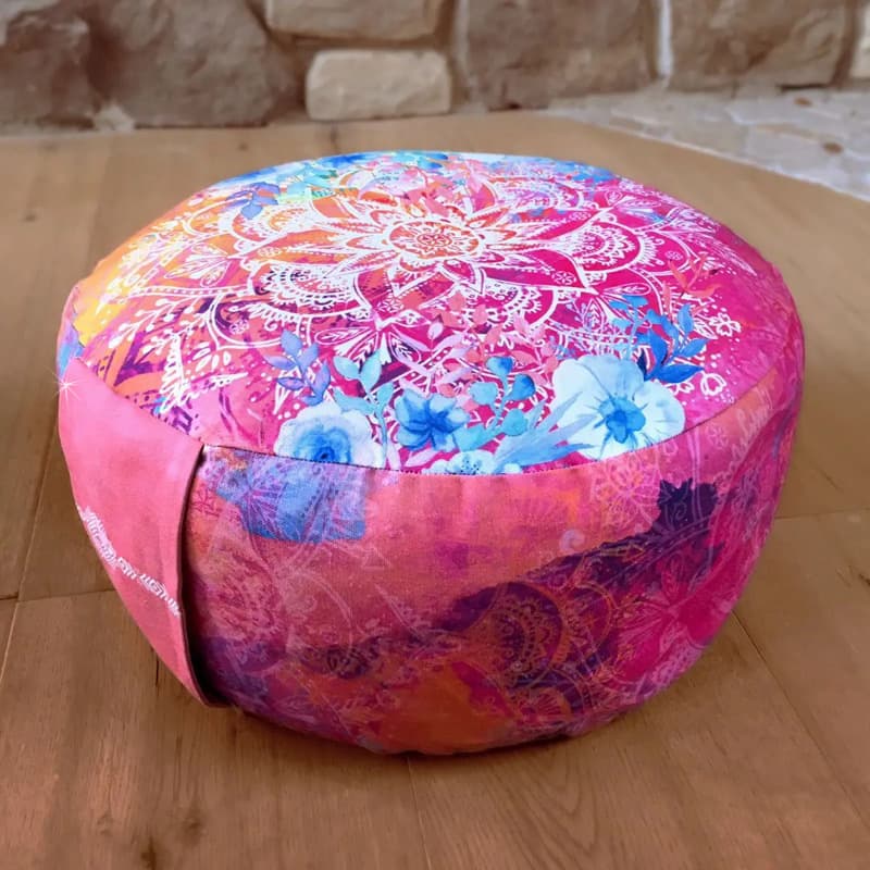 Meditationspude rund - Spirit of om