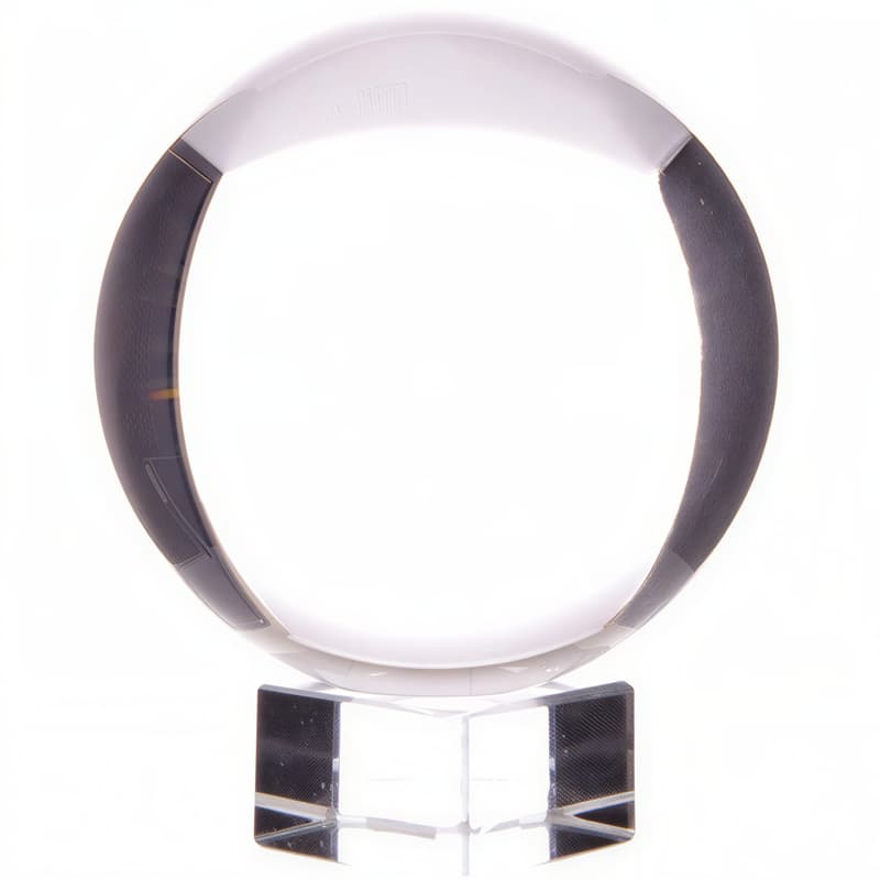 Krystalkugle - 50mm - med opsats - Krystalkugler