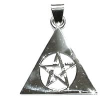 Vedhæng med Pentagrammet i en Pyramide 35mm
