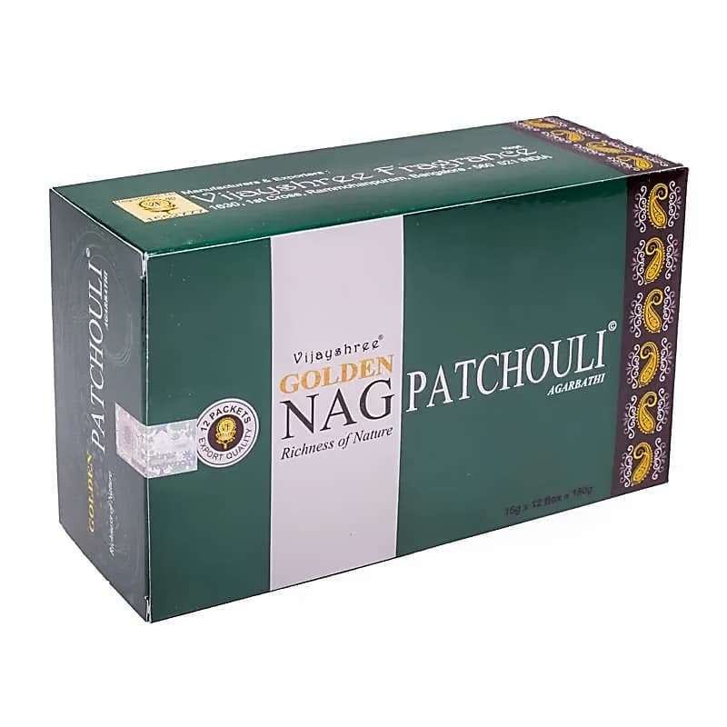 Golden Nag Patchouli røgelse - Røgelsespinde