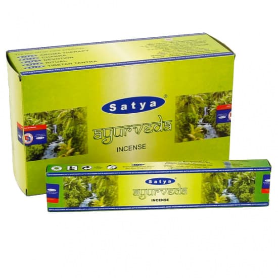 Satya Ayurveda røgelse - 15 gram - Røgelsespinde