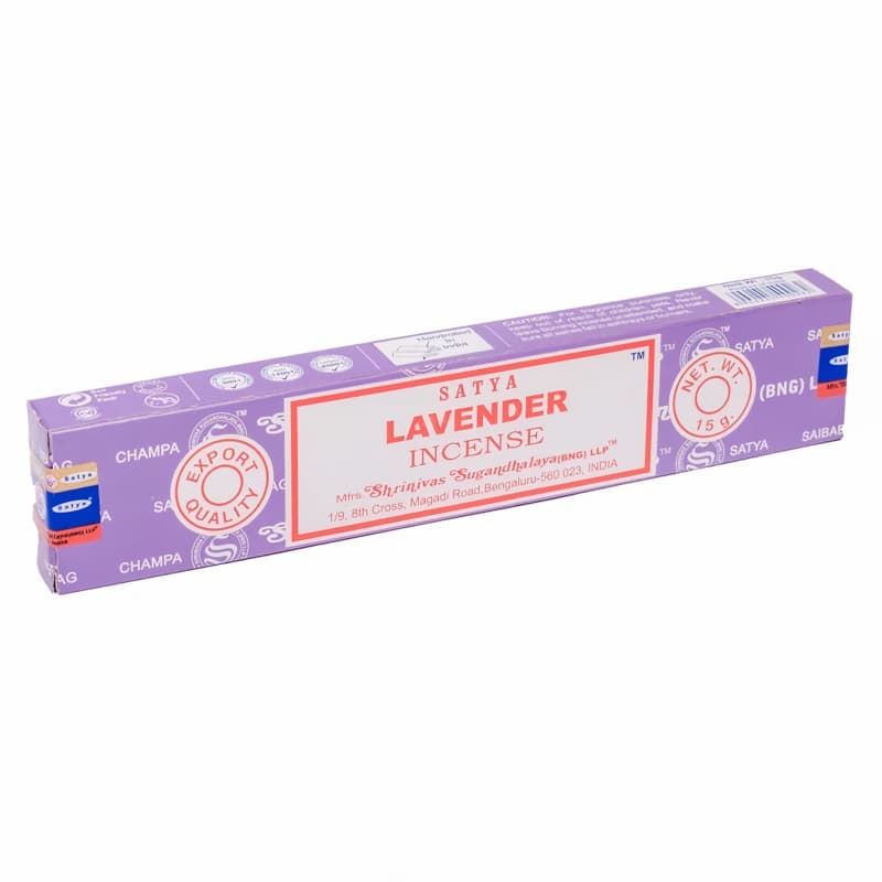 Satya Lavender røgelse - Røgelsespinde - 15 gram