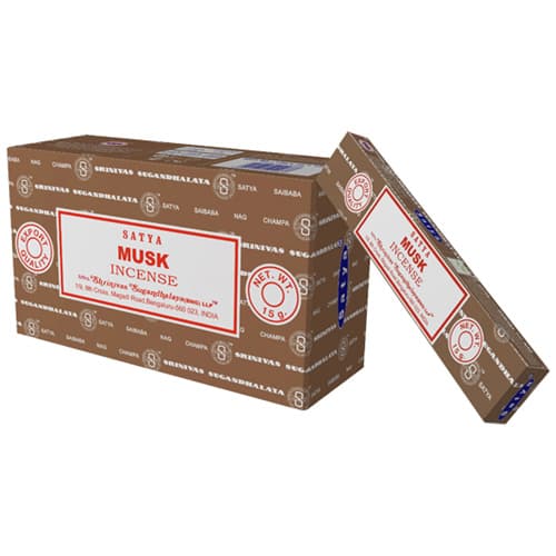 Satya Musk røgelse - 15 gram - Røgelsespinde