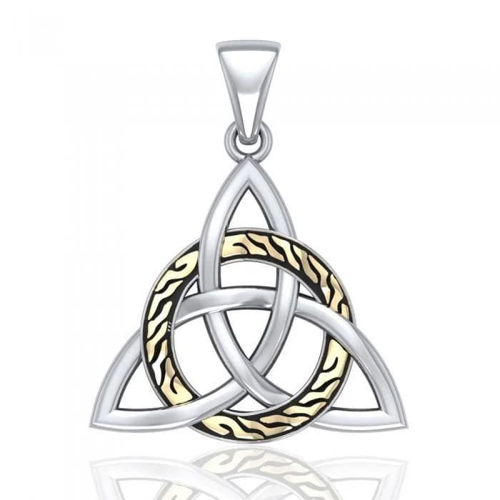 Vedhæng med Triquetra - Treenighedssymbolet - 34mm - u/kæde