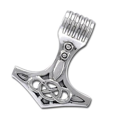 Vedhæng Thors Hammer - 25mm - u/kæde
