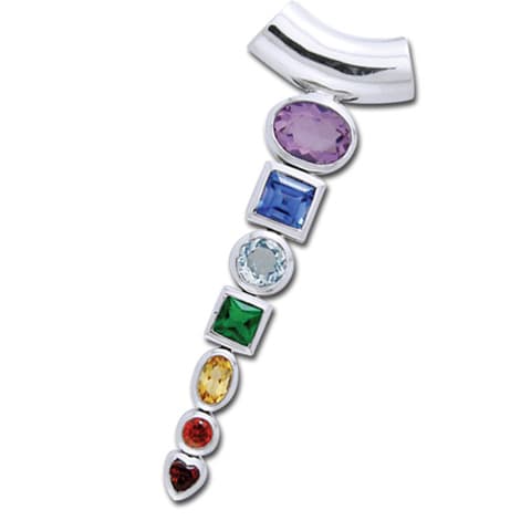 Chakra vedhæng - 51mm - u/kæde