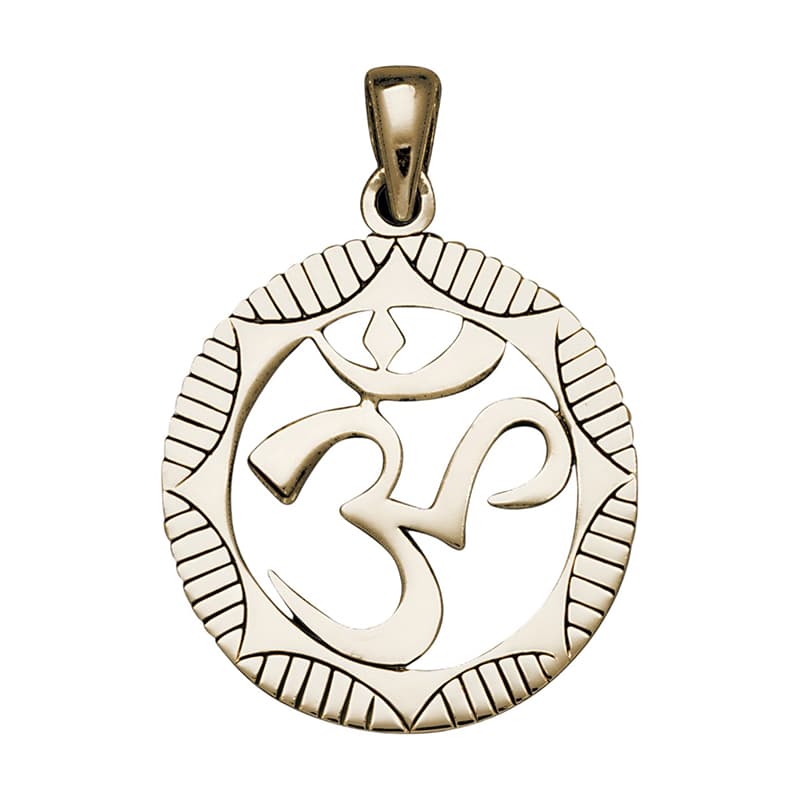 AUM vedhæng - 32 mm - u/kæde