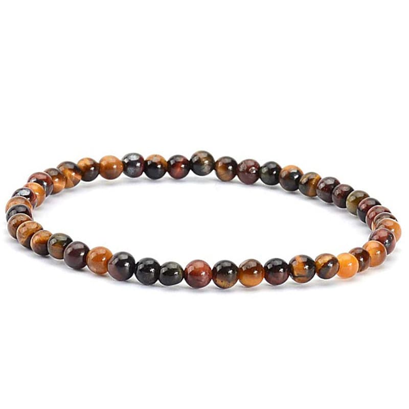 Armbånd Tigerøje - 4mm