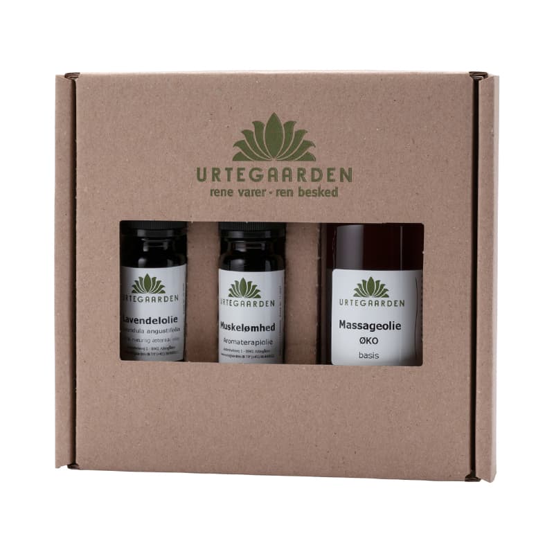 Massagesæt basis - Urtegaarden
