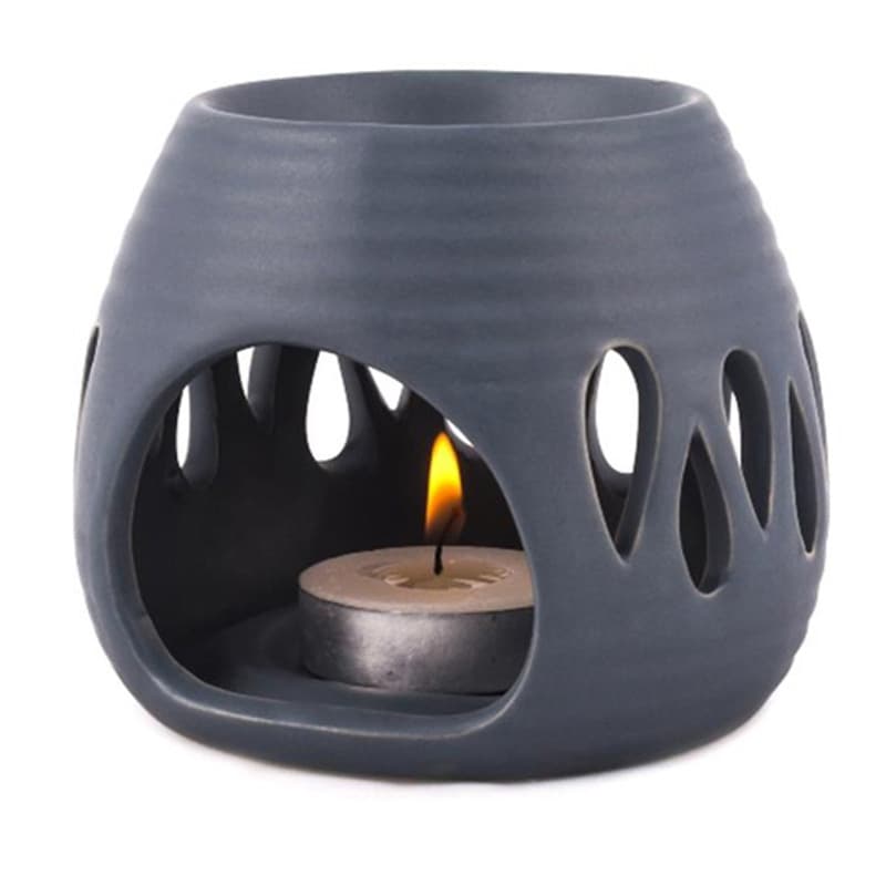 Duftlampe dråbe blå - 8 cm