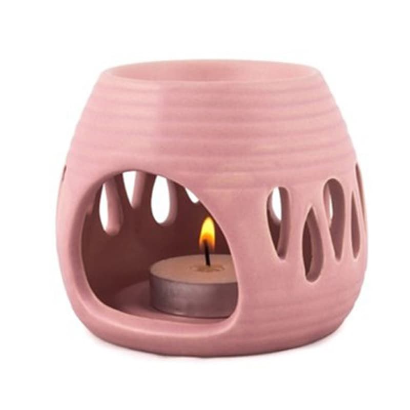 Duftlampe dråbe rosa - 8 cm