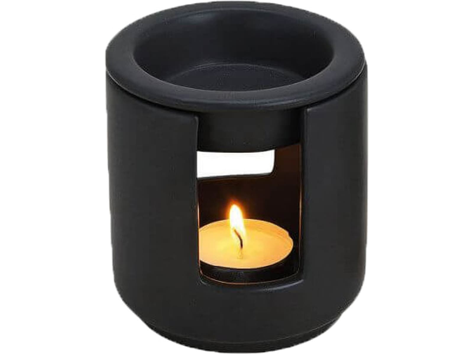 Duftlampe lille sort - 9cm