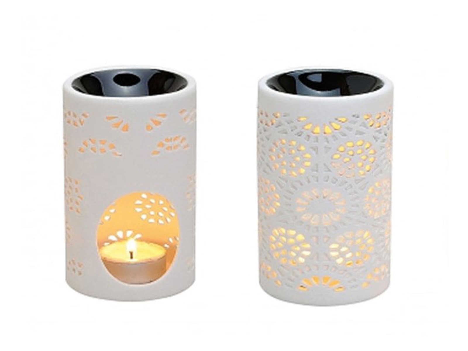 Duftlampe kniplingemønster