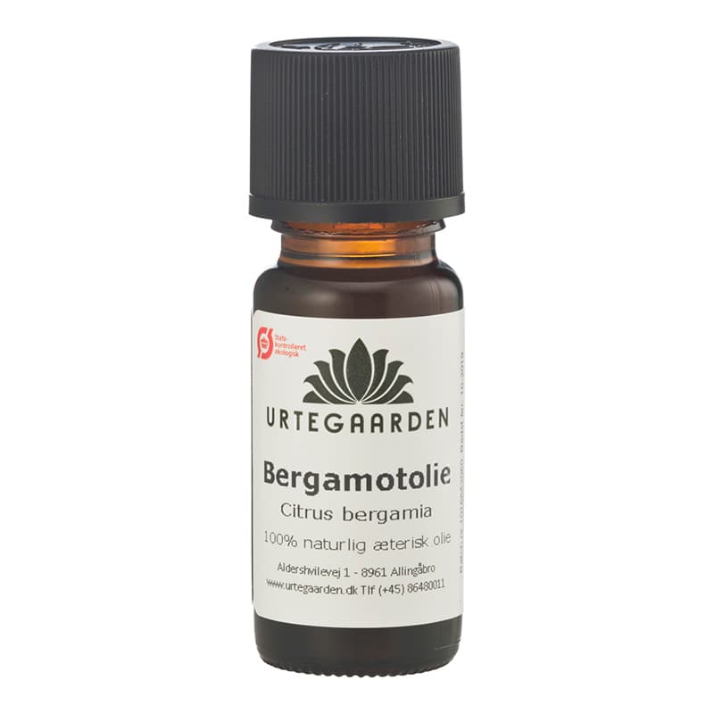 Æterisk olie - Bergamotolie - Urtegaarden - 10ml - Økologisk
