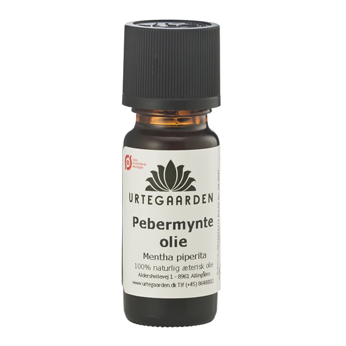 Æterisk olie - Pebermynteolie - Urtegaarden - 10ml - Økologisk