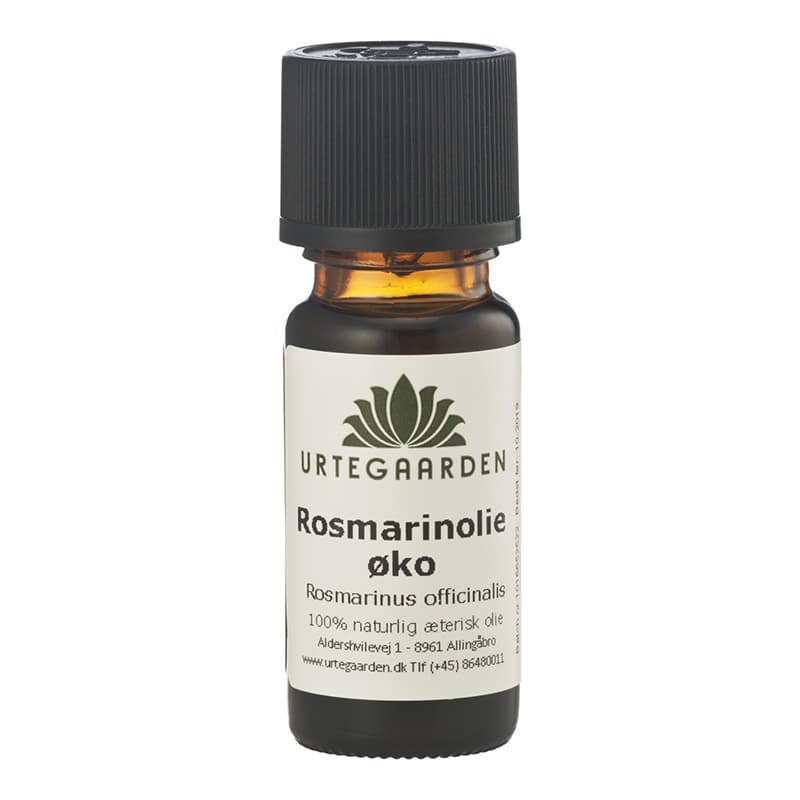 Æterisk olie - Rosmarinolie - Økologisk - Urtegaarden - 10ml - Æteriske olier