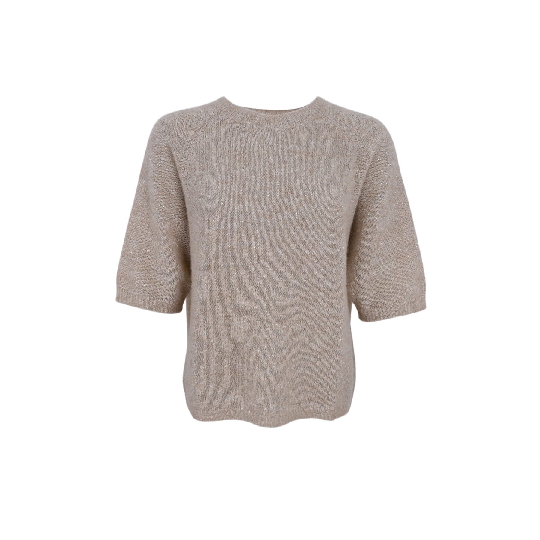 BCDELL GLITTER knit jumper - naturfarvet - L/XL - Black Colour