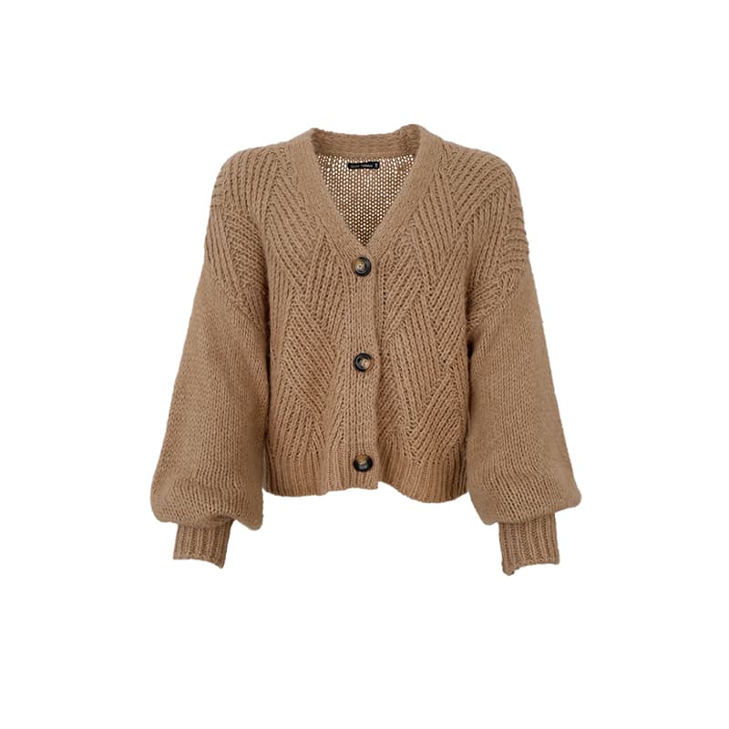 BCARGYLE strikket cardigan - S/M - Black Colour