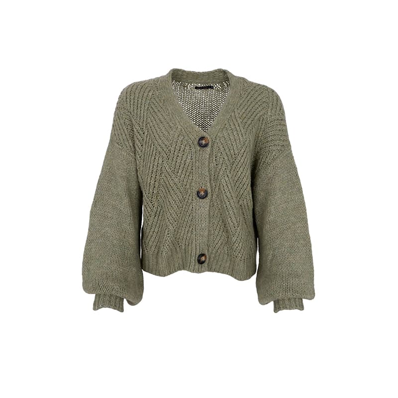 BCARGYLE strikket cardigan - L/XL - Black Colour