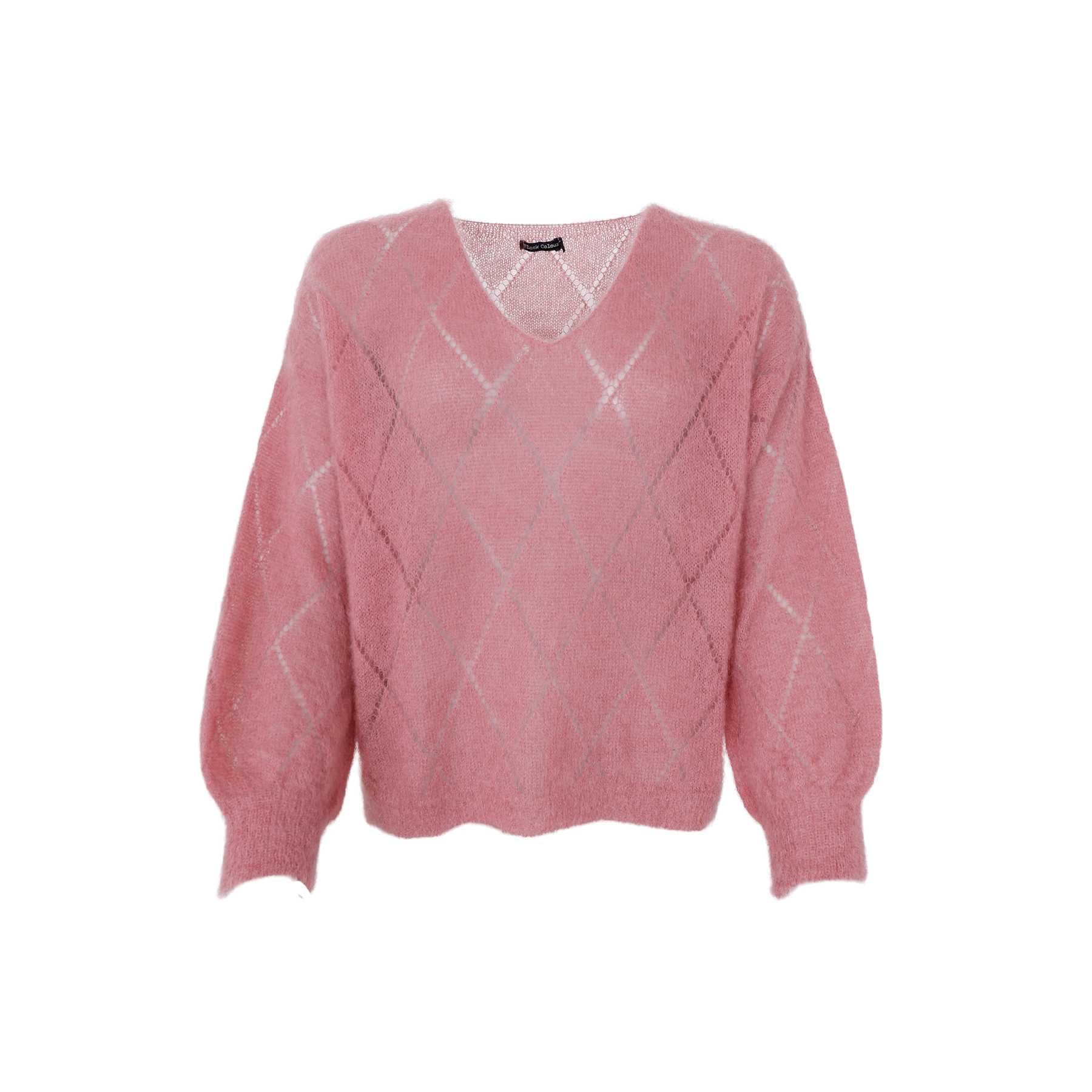 BCBJOERK striktrøje med argylemønster - S/M - Black Colour