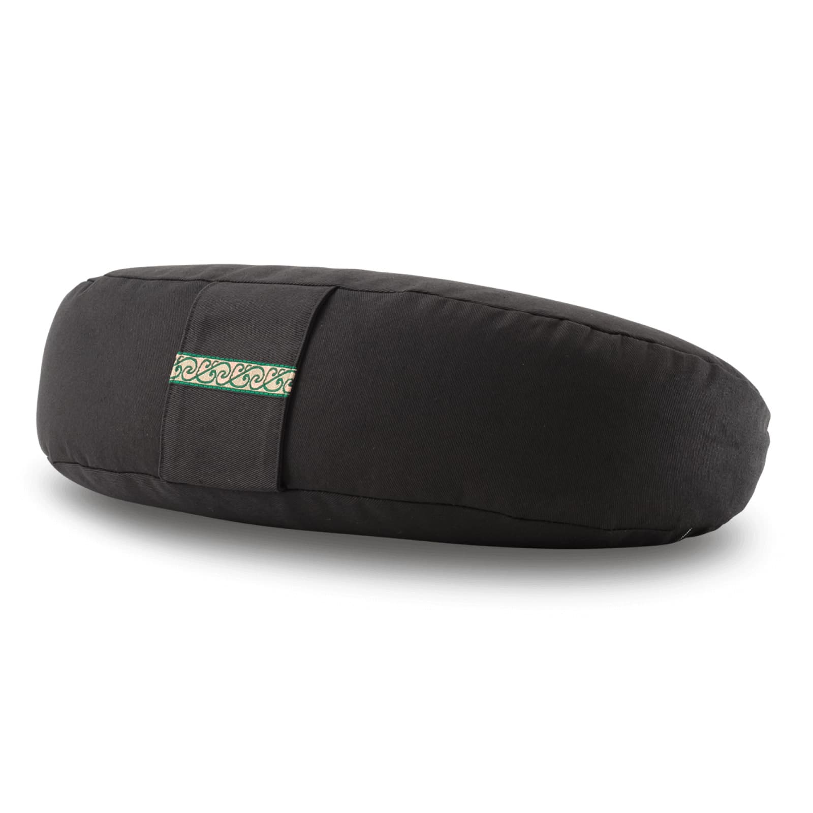 Meditationspude halvmåne - Lotus - Sort