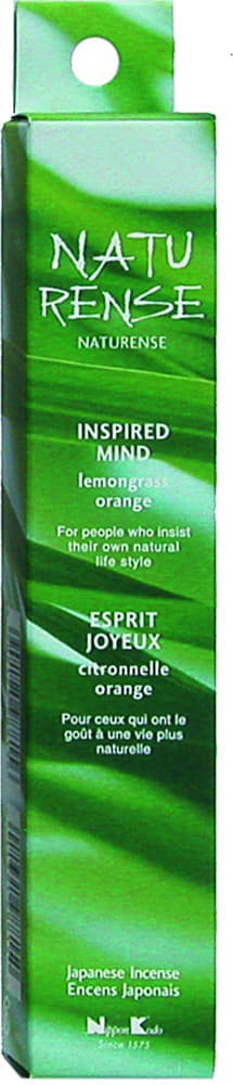 Naturense - Inspired Mind - Lemongrass & Orange - Japansk røgelse
