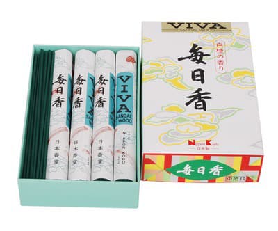 Mainichi-Koh Viva - Sandalwood - Big Box - Japansk røgelse