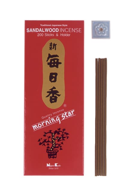 Japansk røgelse - Sandalwood - Morning Star - Big Box - Røgelsespinde