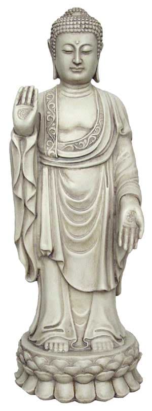 Buddha Figur Stående - 24.5 cm